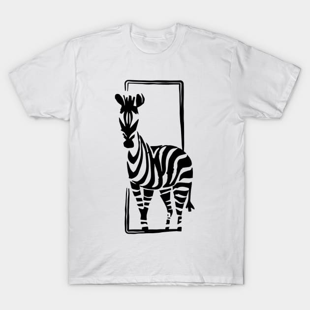 Zebra Safari Zebra Stripes T-Shirt by FromBerlinGift